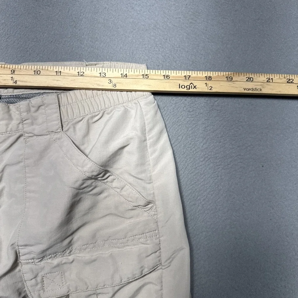 LL Bean‎ Cargo Convertible Pants Mens Sz Medium 30x29 Khaki Utility Work Neutral